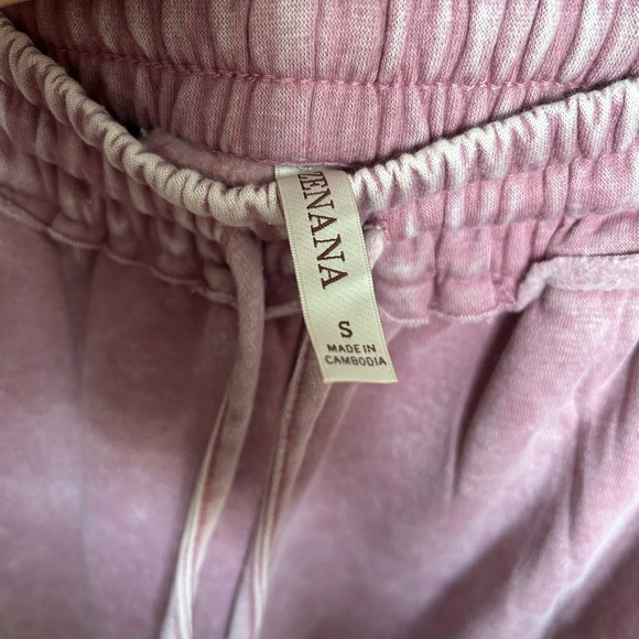 NWOT Zenana Outfitters Dusty Rose Wide Leg Sweatpants - Picture 5 of 8